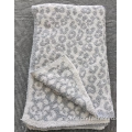 Polyester Leopard Microfiber ကြီးမားသည့်ဆောင်းရာသီဒူးပြားချောင်